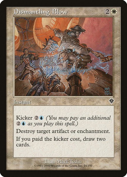 Dismantling Blow - Invasion Magic: The Gathering trading card