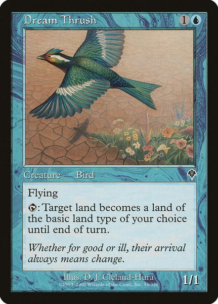 Dream Thrush - Invasion Magic: The Gathering trading card
