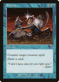 Exclude - Invasion (INV) #56 - Common Magic: The Gathering Trading Card