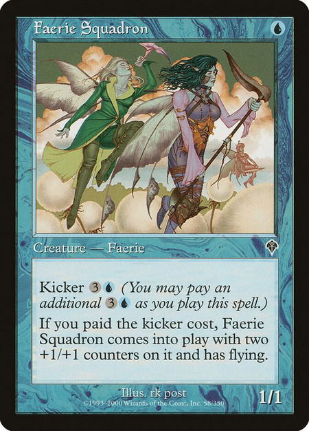 Faerie Squadron - Invasion Magic: The Gathering trading card