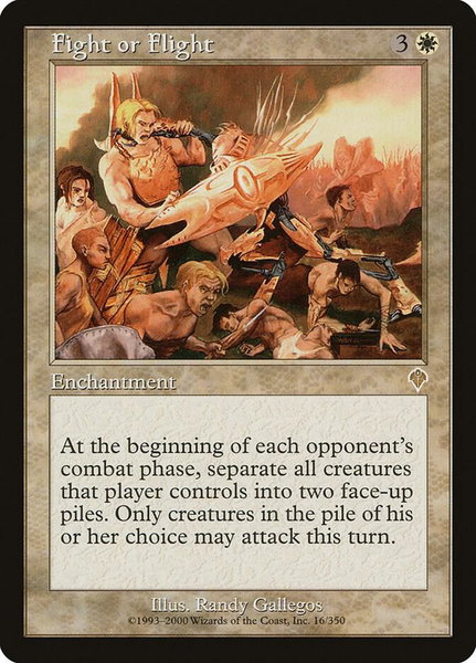 Fight or Flight trading card from Invasion Fight or Flight - Invasion Magic: The Gathering trading card