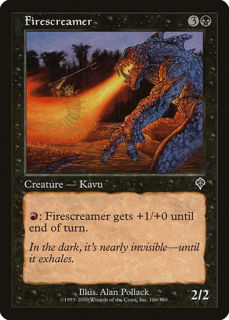 Firescreamer - Invasion Magic: The Gathering trading card