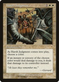 Harsh Judgment - Invasion (INV) #19 - Rare Magic: The Gathering Trading Card