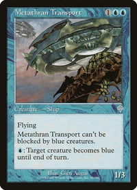 Metathran Transport - Invasion (INV) #62 - Uncommon Magic: The Gathering Trading Card
