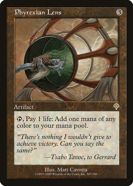 Phyrexian Lens - Invasion Magic: The Gathering trading card