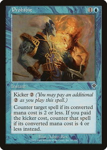 Prohibit - Invasion (INV) #67 - Common Magic: The Gathering Trading Card