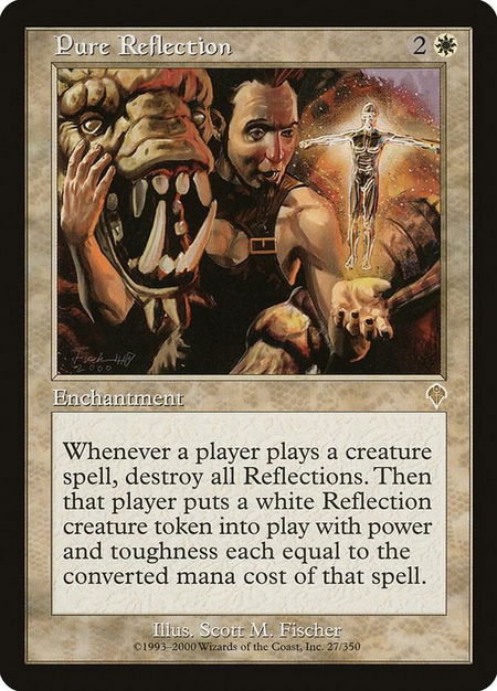 Pure Reflection - Invasion Magic: The Gathering trading card