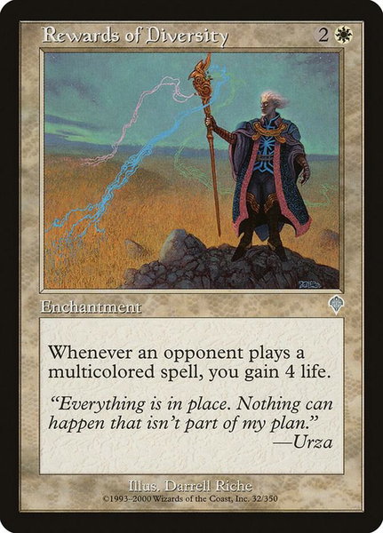 Rewards of Diversity trading card from Invasion Rewards of Diversity - Invasion Magic: The Gathering trading card