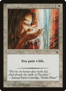 Sacred Nectar - Portal (POR) #25 - Common Magic: The Gathering Trading Card