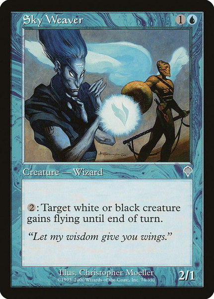 Sky Weaver - Invasion Magic: The Gathering trading card
