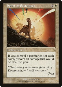 Spirit of Resistance - Invasion (INV) #38 - Rare Magic: The Gathering Trading Card
