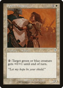 Spirit Weaver - Invasion (INV) #39 - Uncommon Magic: The Gathering Trading Card