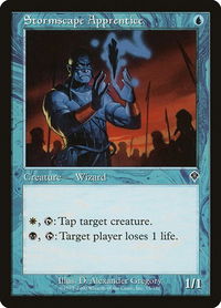Stormscape Apprentice - Invasion (INV) #75 - Common Magic: The Gathering Trading Card
