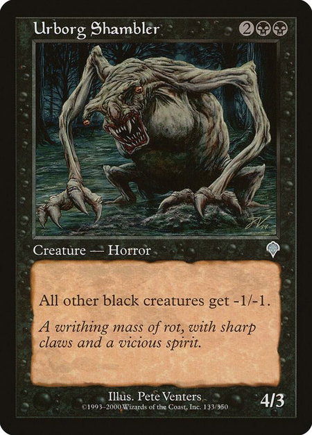 Urborg Shambler - Invasion Magic: The Gathering trading card
