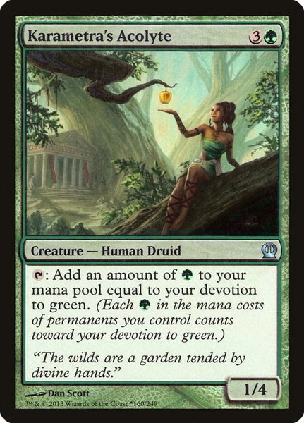 Karametra's Acolyte - Gift Boxes and Promos Magic: The Gathering trading card