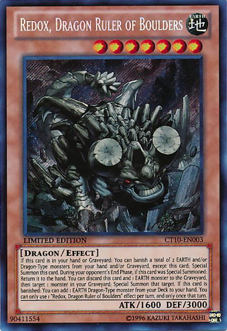 Redox, Dragon Ruler of Boulders - 2013 Collectors Tins YuGiOh trading card
