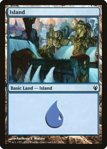 Island (39) - Duel Decks: Izzet vs. Golgari (DDJ) #39 - Land Magic: The Gathering Trading Card