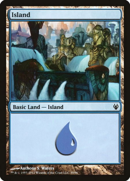 Island (39) - Duel Decks: Izzet vs. Golgari Magic: The Gathering trading card