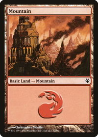 Mountain (42) - Duel Decks: Izzet vs. Golgari (DDJ) #42 - Land Magic: The Gathering Trading Card