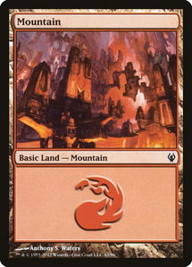 Mountain (43) - Duel Decks: Izzet vs. Golgari (DDJ) #43 - Land Magic: The Gathering Trading Card