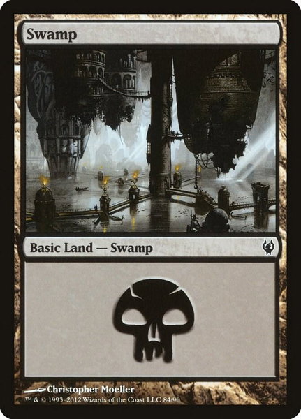 Swamp (84) - Duel Decks: Izzet vs. Golgari Magic: The Gathering trading card