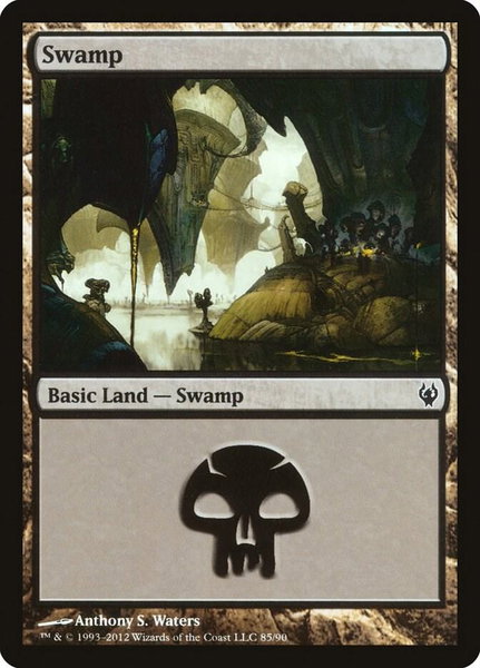 Swamp (85) - Duel Decks: Izzet vs. Golgari Magic: The Gathering trading card