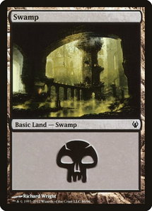 Swamp (86) - Duel Decks: Izzet vs. Golgari (DDJ) #86 - Land Magic: The Gathering Trading Card