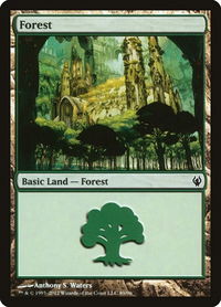 Forest (89) - Duel Decks: Izzet vs. Golgari (DDJ) #89 - Land Magic: The Gathering Trading Card