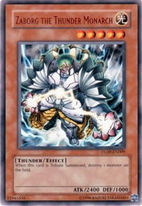 Zaborg the Thunder Monarch (Blue) - Duelist League Promo (DL) #DL09-EN009 - Rare YuGiOh Trading Card