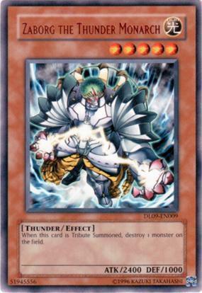Zaborg the Thunder Monarch (Blue) - Duelist League Promo YuGiOh trading card