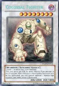 Colossal Fighter (Blue) - Duelist League Promo (DL) #DL09-EN012 - Rare YuGiOh Trading Card