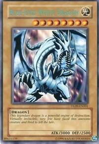 Blue-Eyes White Dragon (Blue) - Duelist League Promo (DL) #DL09-EN001 - Rare YuGiOh Trading Card