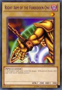 Right Arm of the Forbidden One (Purple) - Duelist League Promo YuGiOh trading card
