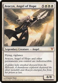Avacyn, Angel of Hope (Avacyn Restored) - Oversize Cards (OVER) #6 - Special Magic: The Gathering Trading Card