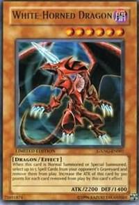 White-Horned Dragon - GX Next Generation Blister Pack Promo YuGiOh trading card