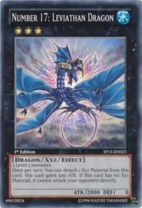 Number 17: Leviathan Dragon - Star Pack 2013 (SP13) #SP13-EN023 - Common / Short Print YuGiOh Trading Card