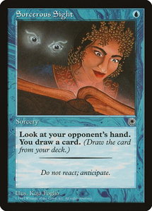 Sorcerous Sight - Portal (POR) #68 - Common Magic: The Gathering Trading Card