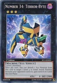 Number 34: Terror-Byte - Star Pack 2013 (SP13) #SP13-EN025 - Common / Short Print YuGiOh Trading Card