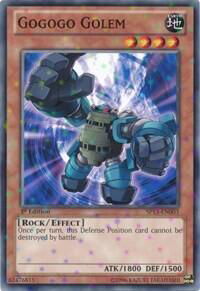 Gogogo Golem (Starfoil) - Star Pack 2013 (SP13) #SP13-EN003 - Rare YuGiOh Trading Card