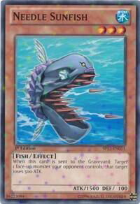 Needle Sunfish (Starfoil) - Star Pack 2013 (SP13) #SP13-EN011 - Rare YuGiOh Trading Card