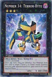 Number 34: Terror-Byte (Starfoil) - Star Pack 2013 YuGiOh trading card