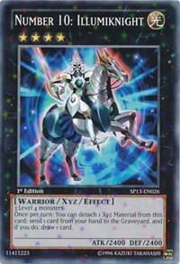 Number 10: Illumiknight (Starfoil) - Star Pack 2013 (SP13) #SP13-EN026 - Rare YuGiOh Trading Card