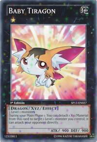 Baby Tiragon (Starfoil) - Star Pack 2013 (SP13) #SP13-EN027 - Rare YuGiOh Trading Card