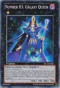 Number 83: Galaxy Queen (Starfoil) - Star Pack 2013 YuGiOh trading card