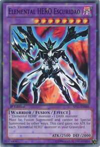 Elemental HERO Escuridao (Starfoil) - Star Pack 2013 (SP13) #SP13-EN046 - Rare YuGiOh Trading Card
