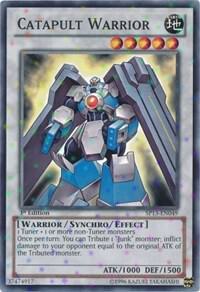 Catapult Warrior (Starfoil) - Star Pack 2013 YuGiOh trading card