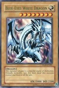 Blue-Eyes White Dragon (Green) - Duelist League Promo (DL) #DL09-EN001 - Rare YuGiOh Trading Card