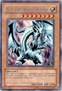 Blue-Eyes White Dragon (Silver) - Duelist League Promo (DL) #DL09-EN001 - Rare YuGiOh Trading Card