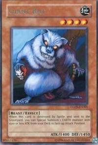Giant Rat (Silver) - Duelist League Promo YuGiOh trading card