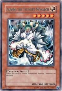 Zaborg the Thunder Monarch (Green) - Duelist League Promo YuGiOh trading card